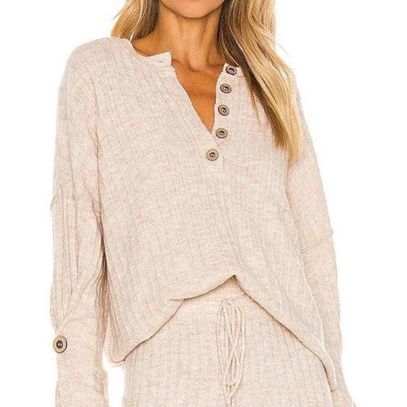 NEW Free People Around the Clock Jogger Lounge Pants OATMEAL various sizes NWT - Picture 4 of 4